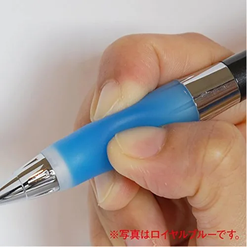 Vista 4 de Lapicero Uni Alpha-Gel Shaker con agarre levemente firme, 0.5 mm, Negro