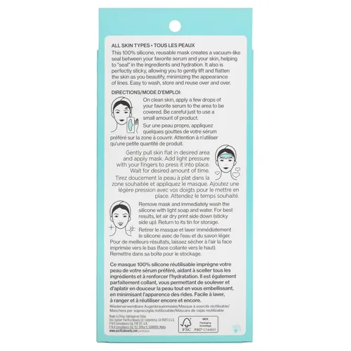 Vista 13 de Pacifica Mascarilla reutilizable para cejas: parche antiarrugas de frente 100% silicona para levantar cejas, almohadilla antiarrugas reutilizable