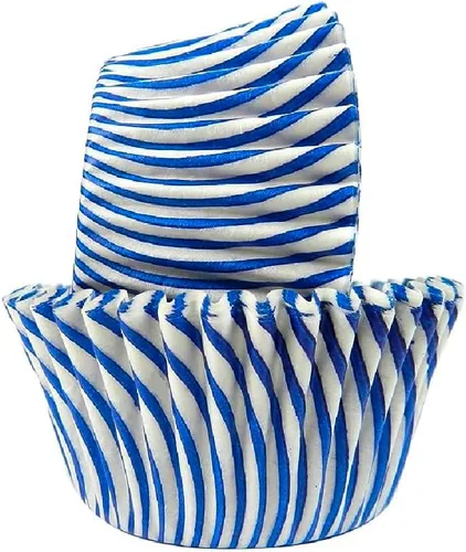 Vista 8 de Regency Wraps Vasos para hornear de grado profesional a prueba de grasa, paquete de 40 unidades, forros estándar, guingam negro, para cupcakes Negro