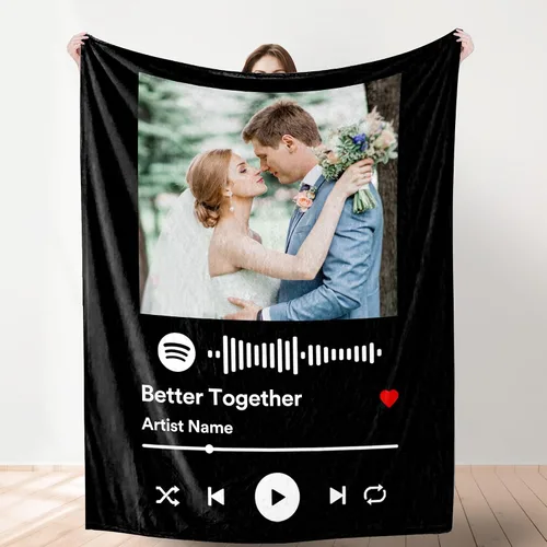 Vista 27 de Manta personalizada con foto, manta personalizada con imagen, regalos personalizados para pareja, mamá, papá, novia, novio, amigo, cumpleaños