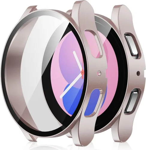 Vista 31 de Amizee Paquete de 2 fundas protectoras de pantalla compatibles con Samsung Galaxy Watch Ultra (2025/2024) de 1.772 pulgadas, con protector de negro