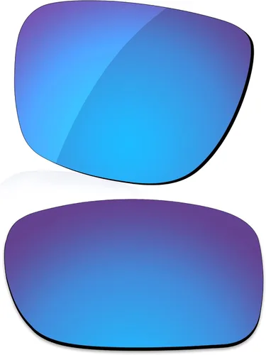 Vista 5 de Lente polarizada de repuesto para gafas de sol Oakley Holbrook OO9102 - Negro oscuro+gris plateado+rojo fuego+azul hielo