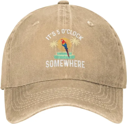 Vista 34 de Philysonic 5 Oclock Somewhere Hat It is 5 Oclock Somewhere Hat Gorra de béisbol para mujer, gorra de moda