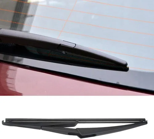 Vista 3 de Juego de 3 limpiaparabrisas delantero y trasero compatible con Nissan Juke F15 2010-2016 limpiaparabrisas de 22 pulgadas + 14 pulgadas + 12 pulgadas