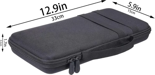 Vista 6 de Aenllosi Funda rígida para teclado mecánico Logitech MX, color negro Construcción de carcasa dura, diseño resistente al agua, diseño resistente a