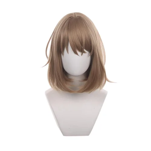 Vista 22 de Peluca de cosplay de pelo corto rizado negro para adultos, pelucas de Halloween para mujeres y hombres