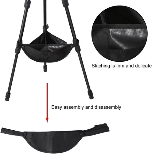Vista 3 de Bolsa de piedra para trípode, bolsa de piedra para trípode, bolsa de arena para video, soporte de trípode universal resistente, bolsa de piedra