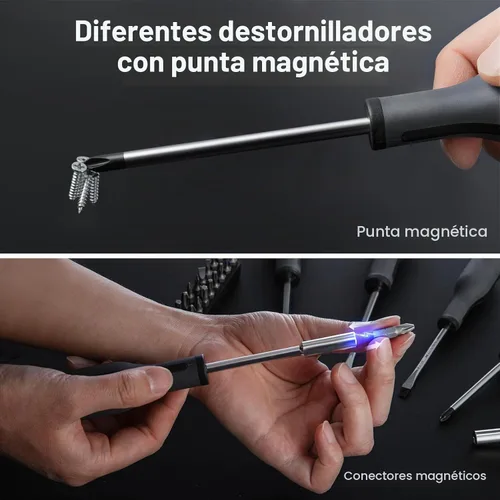 Vista 4 de Growneer Juego de herramientas, kit de herramientas para el hogar de 241 piezas con herramientas de metal duraderas para reparación del hogar