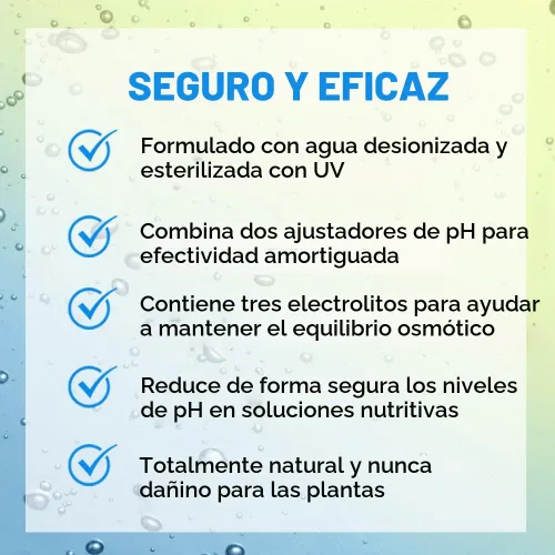 Vista 4 de Microbe Life Hydroponics Líquido de control de pH hacia abajo, tampón premium para estabilidad del pH, disminuye los niveles de pH, uso