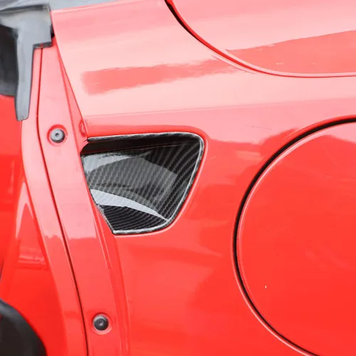 Vista 6 de Cubierta protectora de pintura para manija de puerta de automóvil, cubierta protectora de arañazos compatible con Chevrolet Corvette C7 2014 2015