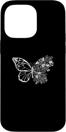 Vista 21 de Butterfly with Flowers Design Butterflies Flower Lover Case for iPhone 16