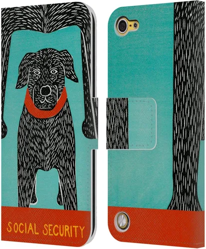 Vista 11 de Stephen Huneck Dogs Brain Sally Humour - Funda de piel tipo cartera compatible con iPod Touch 5G 5.ª