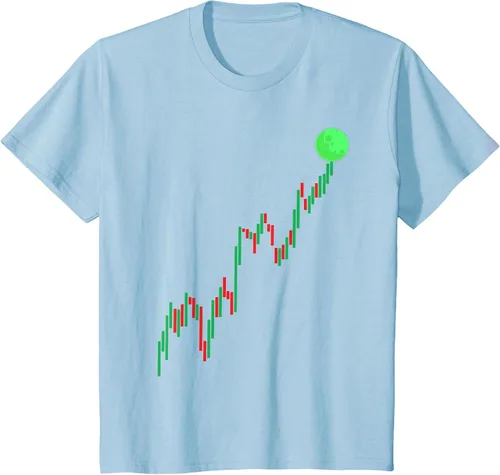 Vista 57 de Cute Stock Trading Design for Men Women Stock Market Trader T-Shirt Asphalt Grey