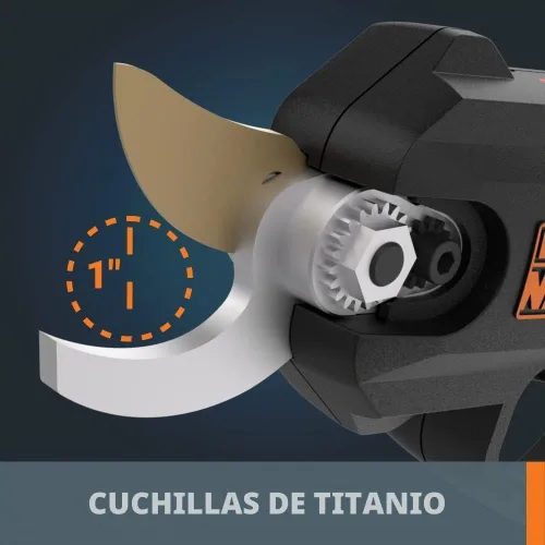 Vista 3 de Worx Tijera de podar/Podadora WORX NITRO de 20V con Power Share (Solo herramienta) - WG330.9