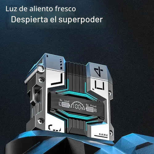 Vista 5 de Auriculares inalámbricos M45 con ENC, Bluetooth 5.3, IPX7 impermeables, batería de 120 horas de duración con micrófono integrado, compatibles