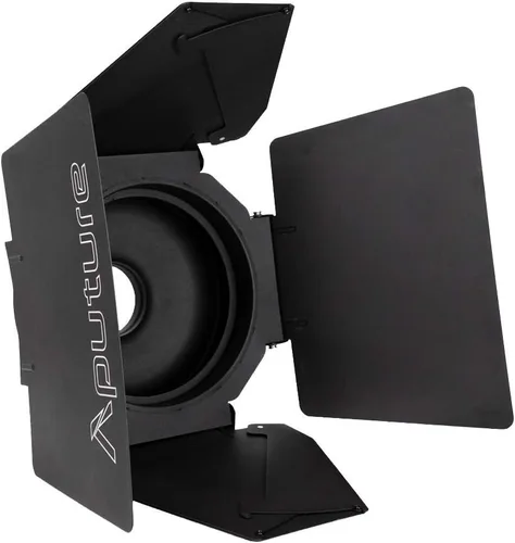 Vista 3 de Aputure F10 Barndoors para Aputure LS 600d Fresnel Accesorio F10 Zoom Lens Iluminación fotográfica Puerta de granero