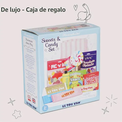 Vista 9 de Le Toy Van - Juego de comida de madera para jugar con dulces de simulación Juguete de madera para niños Ideal como regalo - Adecuado para Juego