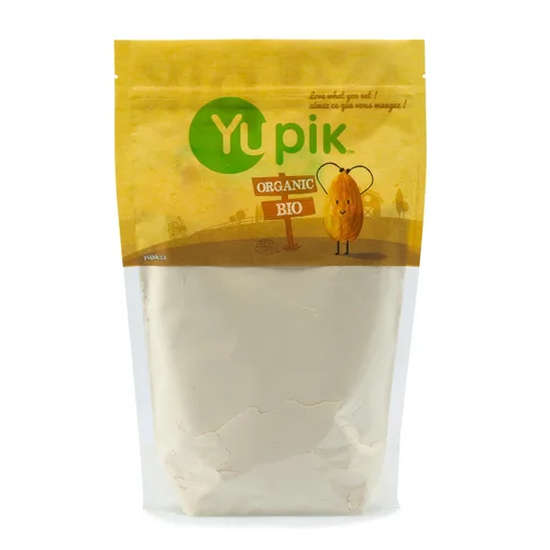 Vista 6 de Yupik Harina de arroz integral orgánica, 2.2 libras (35.2 onzas), sin gluten, sin OMG, vegano, kosher, polvo finamente molido de arroz integral