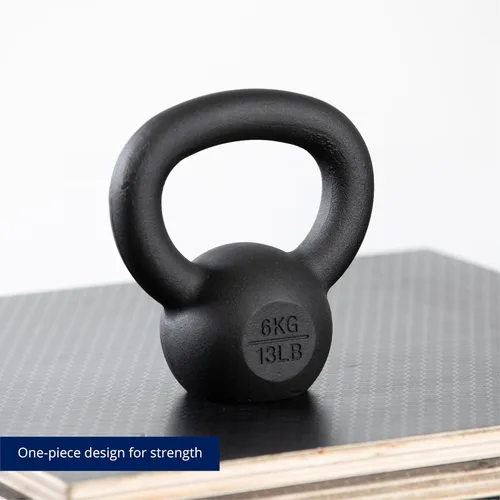 Vista 3 de Titan Fitness Pesa rusa de hierro fundido, fundición de una sola pieza, marcas KG y LB, entrenamiento de cuerpo completo