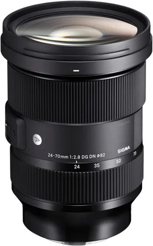 Vista 2 de Sigma Marco completo de 0.945-2.756 in f/2.8 DG DN Art Zoom compatible con lente Sony E-Mount con disco duro LaCie Rugged Mini de 1 TB y paquete