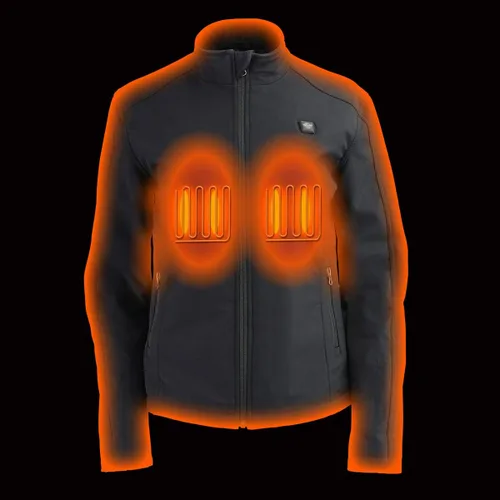 Vista 5 de Nexgen Heat MPL2760SET - Chaqueta térmica para mujer, color negro, con cremallera frontal, con cremallera frontal