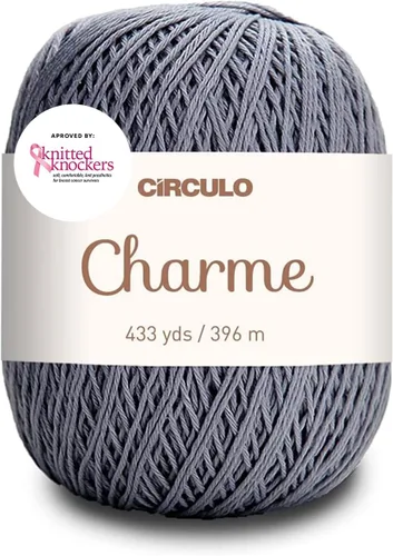 Vista 67 de CIRCULO Charme - Paquete de hilo para tejer y ganchillo, 3 bolas de 100% algodón virgen brasileño mercerizado, peso deportivo suave, color 2012
