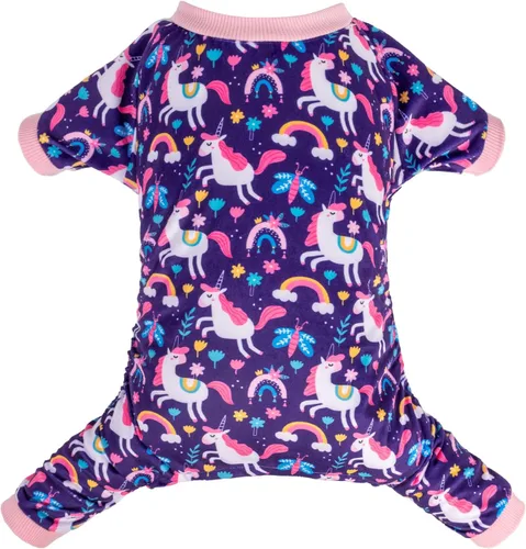 Vista 28 de CuteBone - Pijama de Halloween para perro, enterizos para cachorros, ropa suave para gatos, abrigo de Navidad para mascotas, cómodo traje de cuerpo