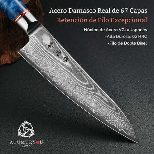 Vista 3 de Cuchillo utilitario japonés