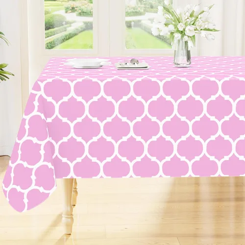 Vista 37 de Smiry - Mantel cuadrado de vinilo impermeable con respaldo de franela para mesas cuadradas, manteles de plástico lavables a prueba de derrames