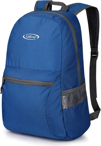 Vista 15 de G4Free Mochila plegable ligera de 20L para viajes, senderismo, mochila plegable para hombres y mujeres