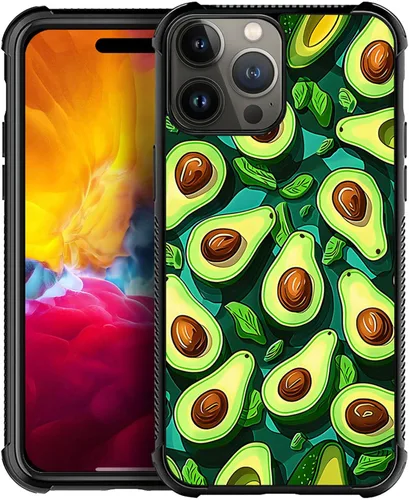 Vista 28 de ZHEGAILIAN Funda compatible con iPhone 15, fundas de caballo de baile de cristal de colores, parte trasera de vidrio templado+funda protectora