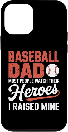 Vista 16 de Baseball Dad Most People Watch Their Heroes I Raised Mine Case for iPhone 16