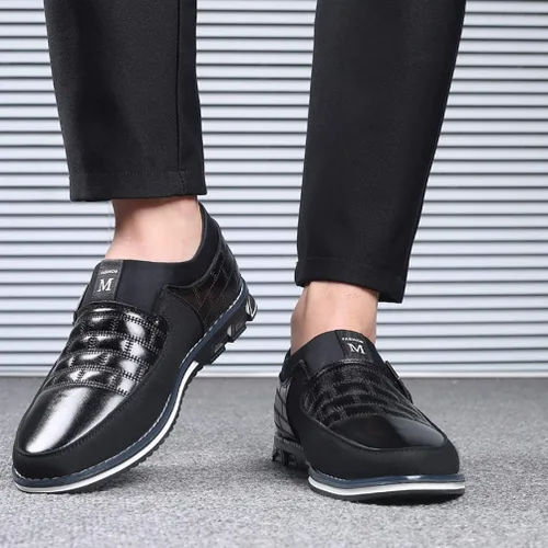 Vista 7 de COSIDRAM Zapatos casuales para hombre, mocasines cómodos, zapatos para caminar, para negocios, trabajo, oficina