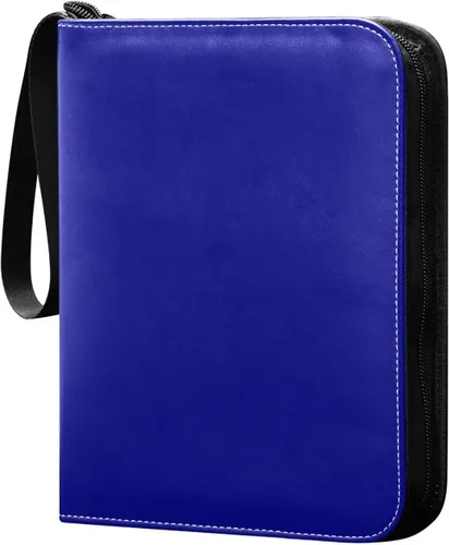 Vista 10 de Carpeta de tarjetas comerciales azules de degradado con fundas para tarjetas comerciales
