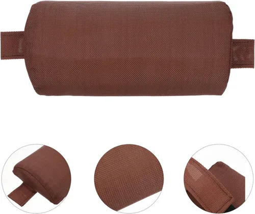 Vista 4 de Yardwe Almohada reclinable para silla de playa, reposacabezas acolchado extraíble con banda elástica, almohada para silla de descanso, soporte