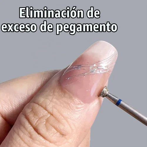 Vista 5 de Disco de lijado de uñas para uñas acrílicas, broca eléctrica de uñas, brocas de cutícula para uñas, removedor de callos de pies, suministros