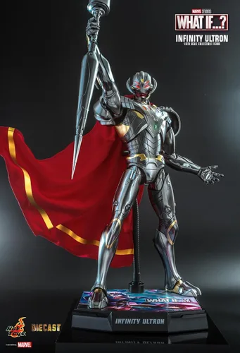 Vista 4 de Hot Toys 1:6 Infinity Ultron - What If...?, Plata