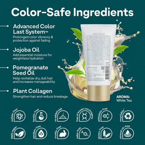 Vista 3 de Colorproof Curl Shampoo for Women Curly Hair Shampoo that Nourishes, Defines and Leaves Curls Soft Smooth, White Tea Scent