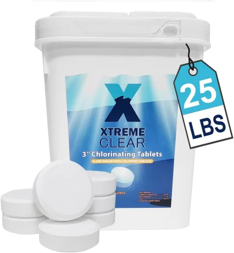 Vista 11 de XtremeClear Tabletas de Cloro de 1 Pulgada 1.5 libras para Piscinas, Tabletas de Cloración Estabilizadas de Larga Duración de 1" para Químicos