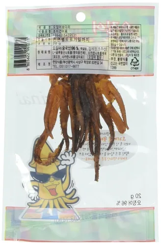 Vista 2 de [KFM] Alimentos coreanos, filetes de calamar coreano secos 0.7 oz x 10 오징어 숏다리 0.7 oz x 10봉