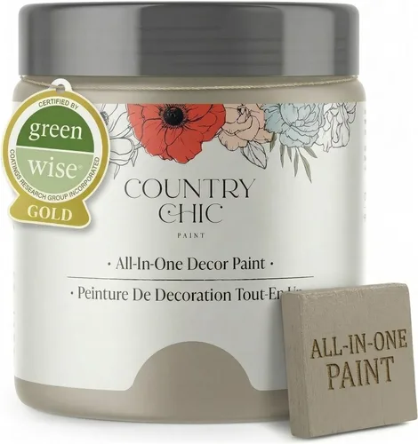 Vista 129 de Country Chic - Pintura a la tiza todo en uno para muebles y armarios, ecológica, acabado mate, con primer y sellador, para madera y metal, Alchemist