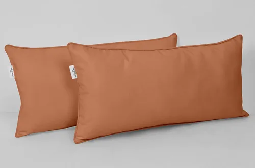 Vista 115 de Funda de almohada lumbar de tela de poliéster para interiores y exteriores, impermeable, rectangular, para todo tipo de clima, para muebles