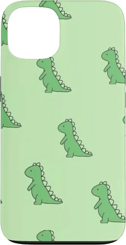 Vista 7 de Lindo dinosaurio verde bebé Dino TRex en verde para mujeres y niñas caso para iPhone 17