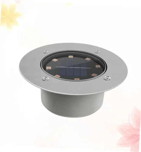 Vista 4 de jojofuny Luces solares de tierra al aire libre Luces de jardín Lámpara enterrada Lámpara de césped No requiere cableado