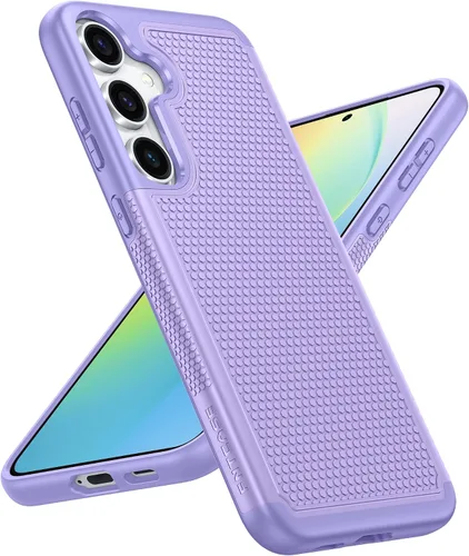 Vista 28 de FNTCASE Funda para Samsung Galaxy S24: funda protectora de doble capa a prueba de golpes para teléfono celular Protección a prueba de caídas