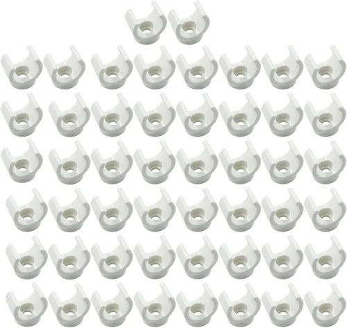 Vista 11 de Litoexpe Abrazaderas de Soporte para Tubo de PEX de 1 Pulgada de Plástico - Soporte para Tubo de PVC de 25mm, Clips Blancos, Herramienta de 12 piezas