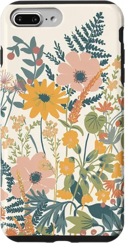 Vista 12 de iPhone 16 Cute Summer Wildflowers Pattern Design Floral Case