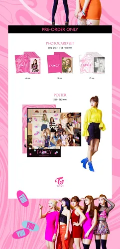 Vista 4 de Twice Fancy You 7th Mini Album Random Vesion PhotoBook+1p Lenticular+5p PhotoCard+1p Pegatina+Seguimiento Kpop Sellado