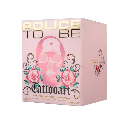 Vista 8 de Police To Be Tattooart For Woman - Fragancia para mujer - Aroma floral afrutado de gourmand - sándalo cremoso y un acuerdo de malvavisco dulce