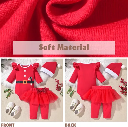 Vista 5 de Aalizzwell Trajes de Navidad para bebés y niñas